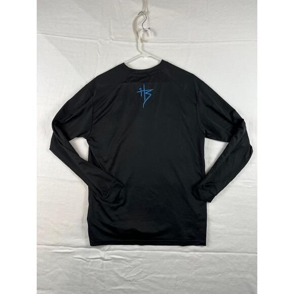 Men's Hunter Skipper Black Long Sleeve Performance Shirt Paragon Size Large - Picture 2 of 9